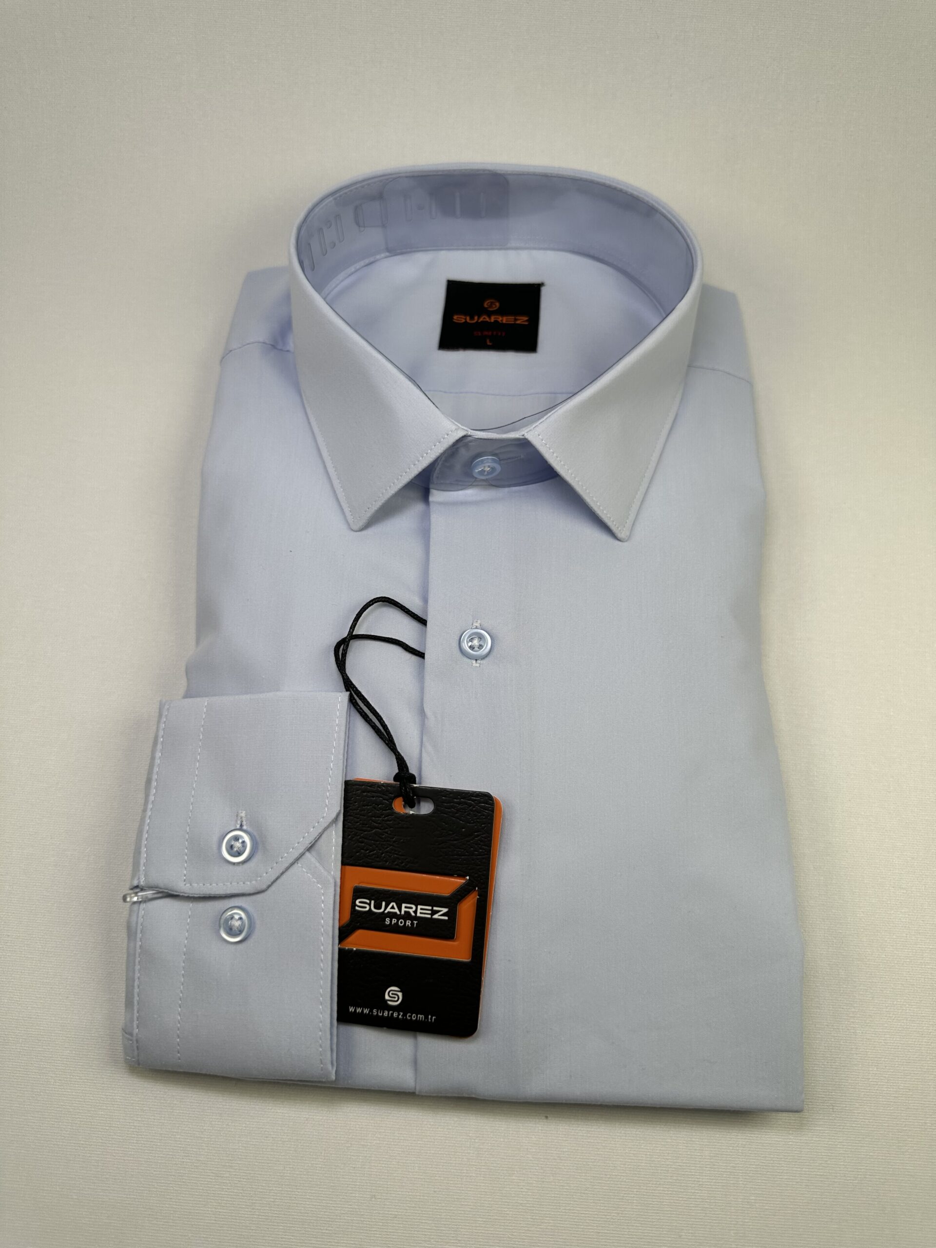 Dakron Slimfit Buz Mavi Gömlek